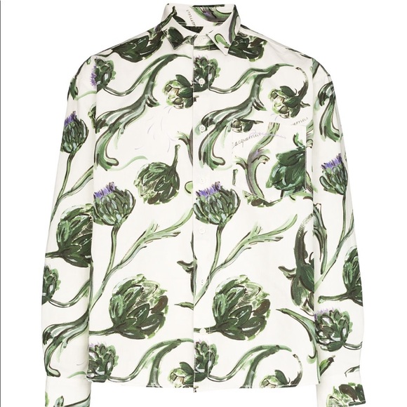 Jacquemus Simone Artichoke Print Shirt - Picture 1 of 7